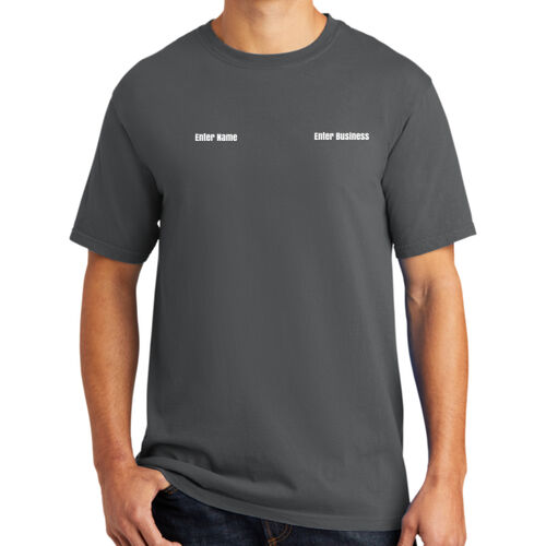 Beach Wash ™ Garment Dyed Tee w/ Name & Business Thumbnail